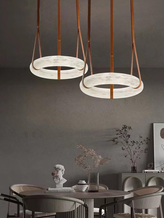 Lustre  Anneau Marbre